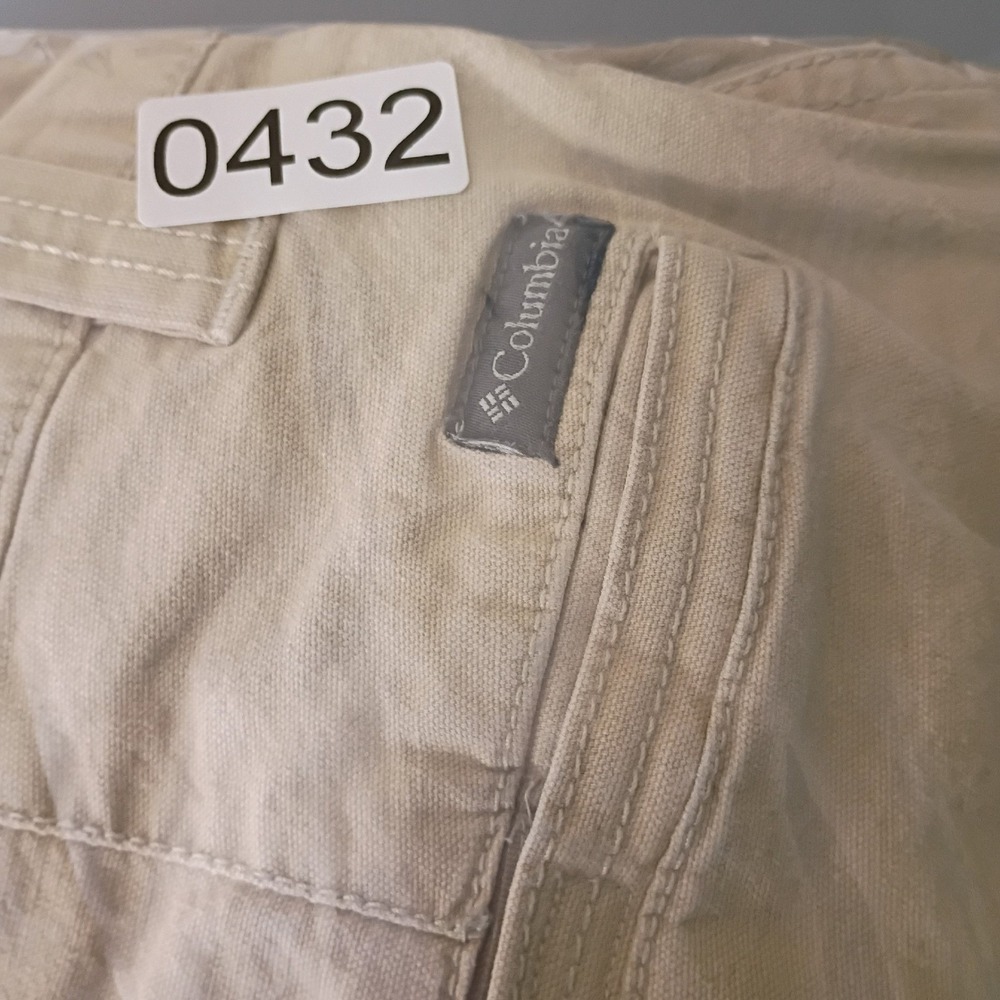 Columbia Men's Tan Straight Leg Chino Pants 38W 34L Cotton Blend Regular Fit - Picture 13 of 13